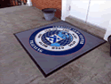 Custom Made Super Vinyl Logo Mat US Army Combined Arms Center of Fort Leavenworth Kansas 02