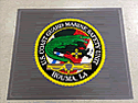 Custom Made Super Vinyl Logo Mat US Coast Guard Marine Safety Unit of Houma Louisiana