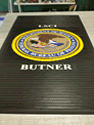 Custom Made Super Vinyl Logo Mat US Department of Justice Federal Bureau of Prisons of Butner North Carolina