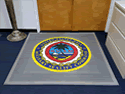 Custom Made Super Vinyl Logo Mat US Navy Military Sealift Command of Andersen Air Force Base Guam 01