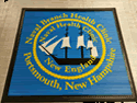 Custom Made Super Vinyl Logo Mat US Navy Naval Branch Health Clinic of Portsmouth New Hampshire