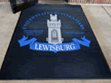 Custom Made Super Vinyl Logo Mat United States Penitentiary Lewisburg of Lewisburg Pennsylvania