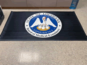 Custom Made Super Vinyl Logo Mat Louisiana State Board of Medical Examiners of New Orleans Louisiana