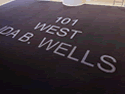 Custom Made ToughTop Logo Mat 101  Ida  B  Wells  Federal  Building  of  Chicago  Illinois  02