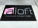 Custom Made ToughTop Logo Mat Aloft  Durham  Downtown  of  Durham  North  Carolina