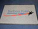 Custom Made ToughTop Logo Mat Barbers  Point  Elementary  School  of  Hawaii