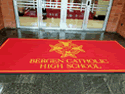 Custom Made ToughTop Logo Mat Bergen  Catholic  High  School  of  Oradell  New  Jersey  02