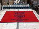 Custom Made ToughTop Logo Mat Berry  Elementary  School  of  Berry  Alabama