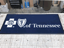 Custom Made ToughTop Logo Mat Blue Cross & Blue Shield of Chattanooga Tennessee