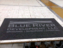 Custom Made ToughTop Logo Mat Blue  River  Development  of  Cumming  Georgia