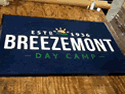 Custom Made ToughTop Logo Mat Breezemont  Day  Camp  of  Armonk  New  York