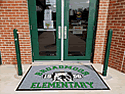 Custom Made ToughTop Logo Mat Broadmoor  Elementary  School  of  Colorado  Springs  Colorado