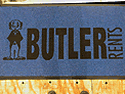 Custom Made ToughTop Logo Mat Butler  Rents  of  Glendale  Colorado