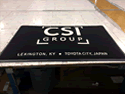 Custom Made ToughTop Logo Mat CSI Group of Lexington Kentucky