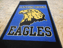 Custom Made ToughTop Logo Mat Canyon  Ridge  High  School  Athletics  Department  Eagles  of  Twin  Falls  Idaho