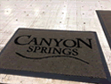 Custom Made ToughTop Logo Mat Canyon  Springs  of  Boynton  Beach  Florida