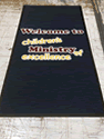 Custom Made ToughTop Logo Mat Church  of  The  Living  Water  of  Round  Rock  Texas  01