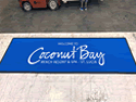 Custom Made ToughTop Logo Mat Coconut Bay Resort of Eau Piquant Vieux Fort St Lucia