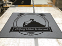 Custom Made ToughTop Logo Mat Colorado Department of Corrections Sterling Correctional Facility of Sterling Colorado