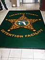 Custom Made ToughTop Logo Mat Columbia County Detention Center of Appling Georgia