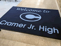 Custom Made ToughTop Logo Mat Cramer Junior High School of Essexville Michigan