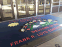 Custom Made ToughTop Logo Mat DODEA Frank Loyd Education Center Fort Benning Georgia