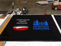 Custom Made ToughTop Logo Mat Dension Parking of Indianapolis Indiana