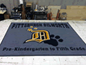 Custom Made ToughTop Logo Mat Dillworth Traditional Academy of Pittsburgh Pennsylvania