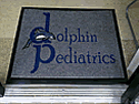 Custom Made ToughTop Logo Mat Dolphin Pediatrics of Cooper City Florida 01