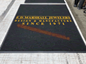 Custom Made ToughTop Logo Mat Ed Marshall Jewlers of Scottsdale Arizona