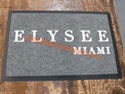 Custom Made ToughTop Logo Mat Elysee Condominiums of Miami Florida