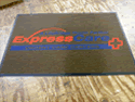 Custom Made ToughTop Logo Mat Express Care Medical of Paterson New Jersey