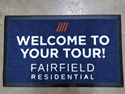 Custom Made ToughTop Logo Mat Fairfield Residential of San Diego California