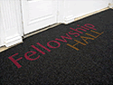 Custom Made ToughTop Logo Mat Fellowship Hall of Georgia