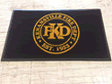 Custom Made ToughTop Logo Mat Fire Department of Keansville North Carolina