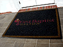 Custom Made ToughTop Logo Mat First Baptist Church of Dalton Georgia