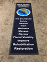 Custom Made ToughTop Logo Mat Florida Department of Corrections New River Correctional Warehouse of Raiford Florida