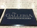 Custom Made ToughTop Logo Mat Galleria Townhomes of Bryan Texas