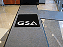 Custom Made ToughTop Logo Mat General Services Administration Foley Federal Building of Las Vegas Nevada 01