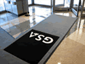 Custom Made ToughTop Logo Mat General Services Administration Foley Federal Building of Las Vegas Nevada 04