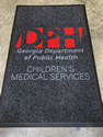 Custom Made ToughTop Logo Mat Georgia Department of Public Health Childrens Medical Center of Athens Georgia