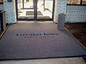 Custom Made ToughTop Logo Mat Greater Iowa Credit Union of King City Missouri