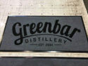 Custom Made ToughTop Logo Mat Greenbar Distillery of Los Angeles California