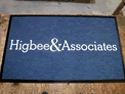 Custom Made ToughTop Logo Mat Highbee and Associates of Santa Ana California