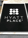 Custom Made ToughTop Logo Mat Hyatt Hotel of Las Vegas Nevada