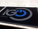 Custom Made ToughTop Logo Mat International Gospel Outreach Church of Symrna Georgia