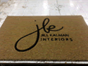 Custom Made ToughTop Logo Mat Jill Kalman Interiors of Westport Connecticut