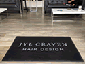 Custom Made ToughTop Logo Mat Jyl Craven Hair Design of Canton Georgia