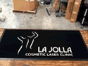 Custom Made ToughTop Logo Mat La Jolla Cosmetic Laser Clinic of San Diego California