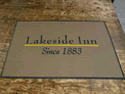 Custom Made ToughTop Logo Mat Lakeside Inn of Mount Dora Florida